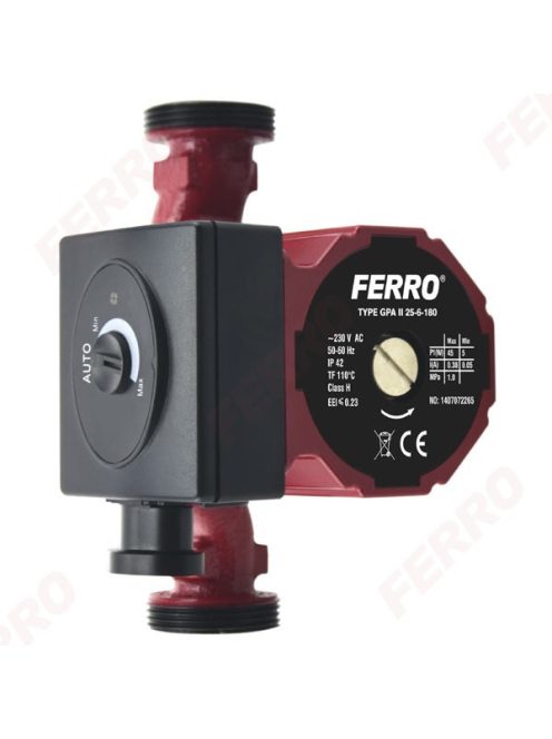 FERRO GPA II energiatakarékos keringető szivattyú 25-60/180 