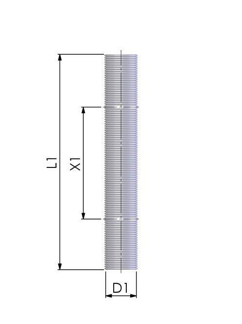 Tricox PP polipropilén flexibilis 80 mm-es füstcső