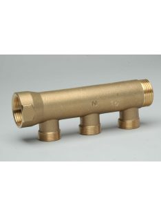   Sárgaréz adapteres osztó G1"- 3/4" Eurokonusz leágazással