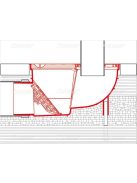 Esővíz bekötő akna Alcaplast AGV1