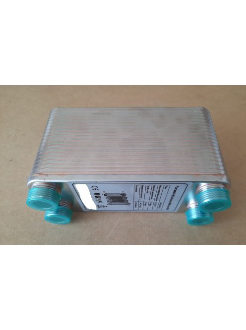 Forrasztott lemezes hőcserélő WRAS 30 kW (30 lemezes)