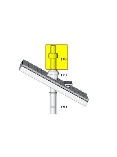 brilon pps-alu 80/125 tetőátvezető kültéri elem