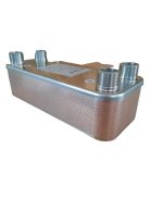 Forrasztott lemezes hőcserélő 60 lemezes, KIS ELLENÁLLÁSÚ, max.12,7 m3/h