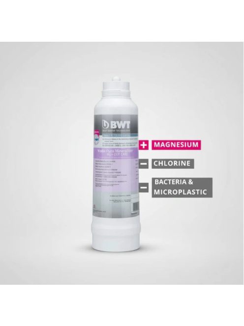 BWT Woda-Pure Clear M Magnesium Mineraziler +CUF CARE vízszűrő patron lágyított ivóvízhez