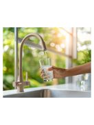 Invena Glamour  konyhai csaptelep flexi kifolyócsővel, pult alá szerelhető IVÓVÍZ SZŰRŐVEL, bézs