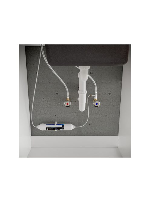 Invena Glamour  konyhai csaptelep flexi kifolyócsővel, pult alá szerelhető IVÓVÍZ SZŰRŐVEL, bézs