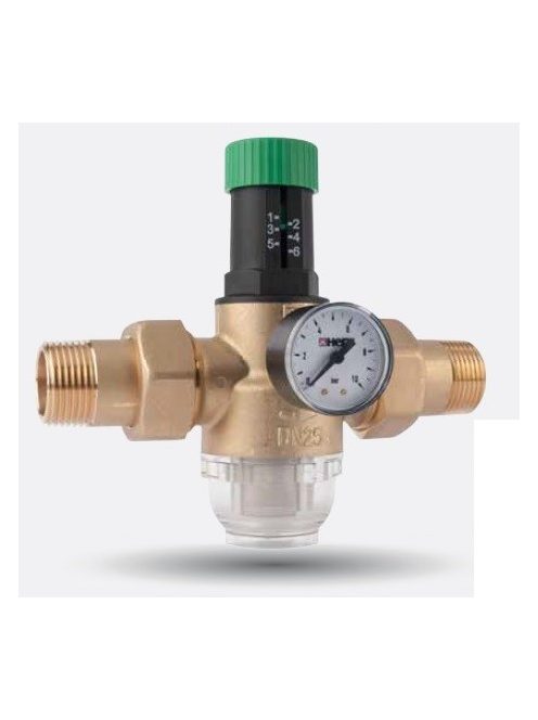 HERZ víznyomás csökkentő DN20 3/4" (szűrővel)