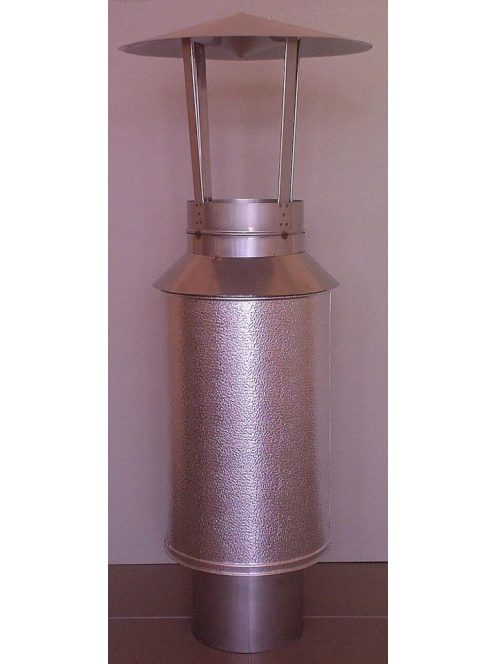 Saválló hőszigetelt szerelt kémény végelem