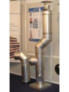 szerelt kémény 7 méter 130/230