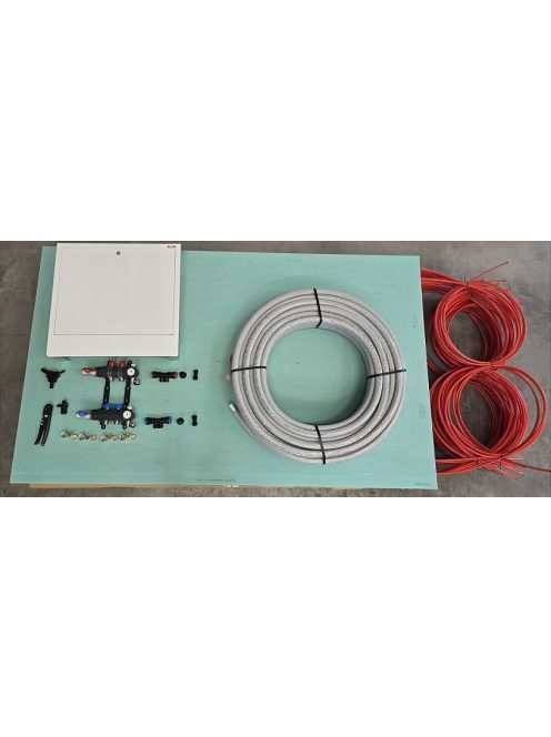 HC gipszkartonos mennyezet hűtés-fűtés rendszer 40 m2 alapterületre