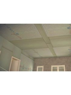   HC gipszkartonos mennyezet hűtés-fűtés rendszer 90 m2 alapterületre