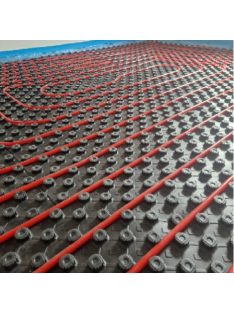 Pogácsás rendszerlemezes komplett padlófűtés rendszer 120 m2 felületre