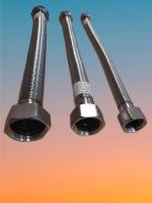 Inox nyújtható flexicső 3/4"BB 30-60 cm vízszereléshez, fűtésszereléshez