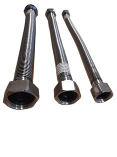 Inox nyújtható flexicső 1"BB 80-160 cm vízszereléshez, fűtésszereléshez