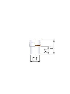 Tricox PPs átalakító adapter, merev-flex, flexibilis kéményrendszerhez