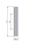 Tricox PP polipropilén flexibilis 80 mm-es füstcső