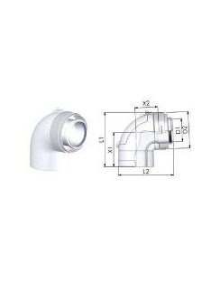 tricox pps-alu 80/125 koncentrikus ellenőrő könyök
