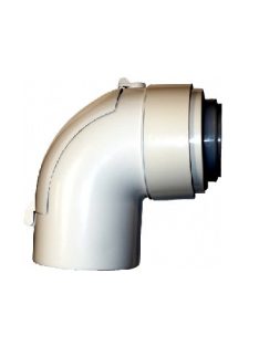 tricox pps-alu 80/125 koncentrikus füstcső könyök