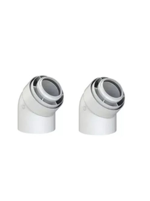 tricox pps-alu 80/125 koncentrikus füstcső könyök 45°