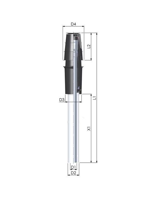 tricox pps/alu 80/125 tetőátvezetés