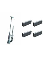 Tacker rendszerlemezes komplett padlófűtés rendszer 20x2 padlófűtéscsővel 50 m2 felületre