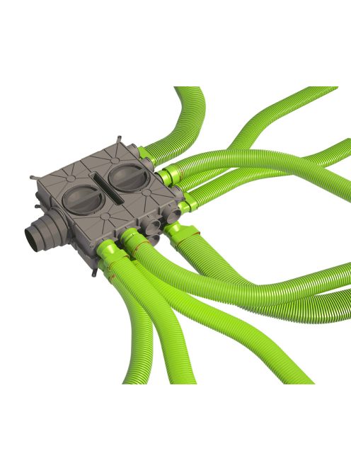 Szellőztető rendszer elosztó doboz 24 csatlakozási ponttal