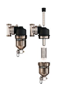   Iszapleválasztó Valvex Pro V-Pure 1", mágneses, átlátszó szűrő csészével