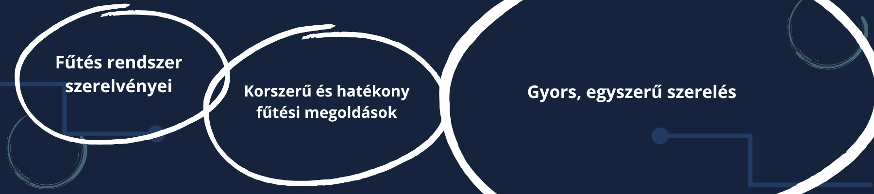 Közponi fűtési rendszerek szerelvényei