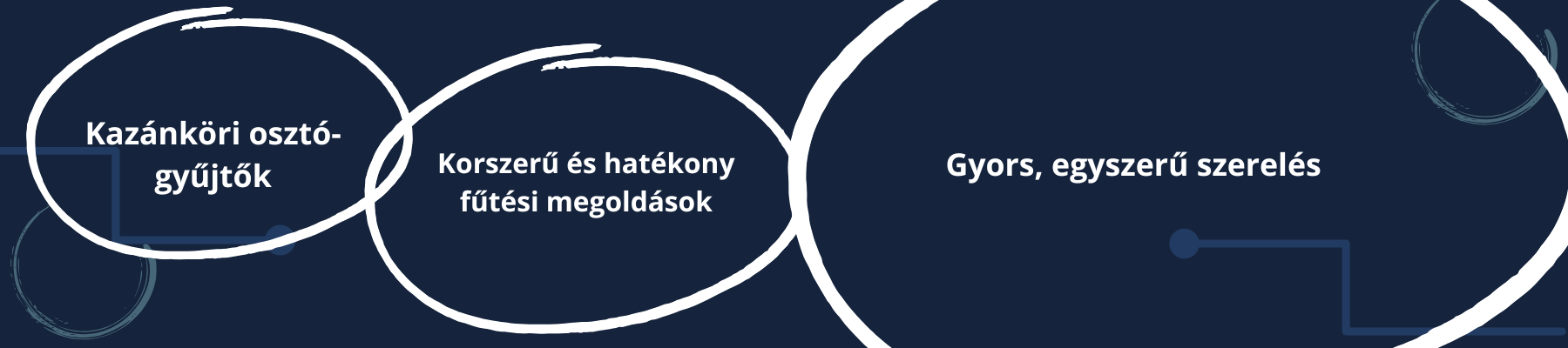 Kazánköri osztó-gyűjtők